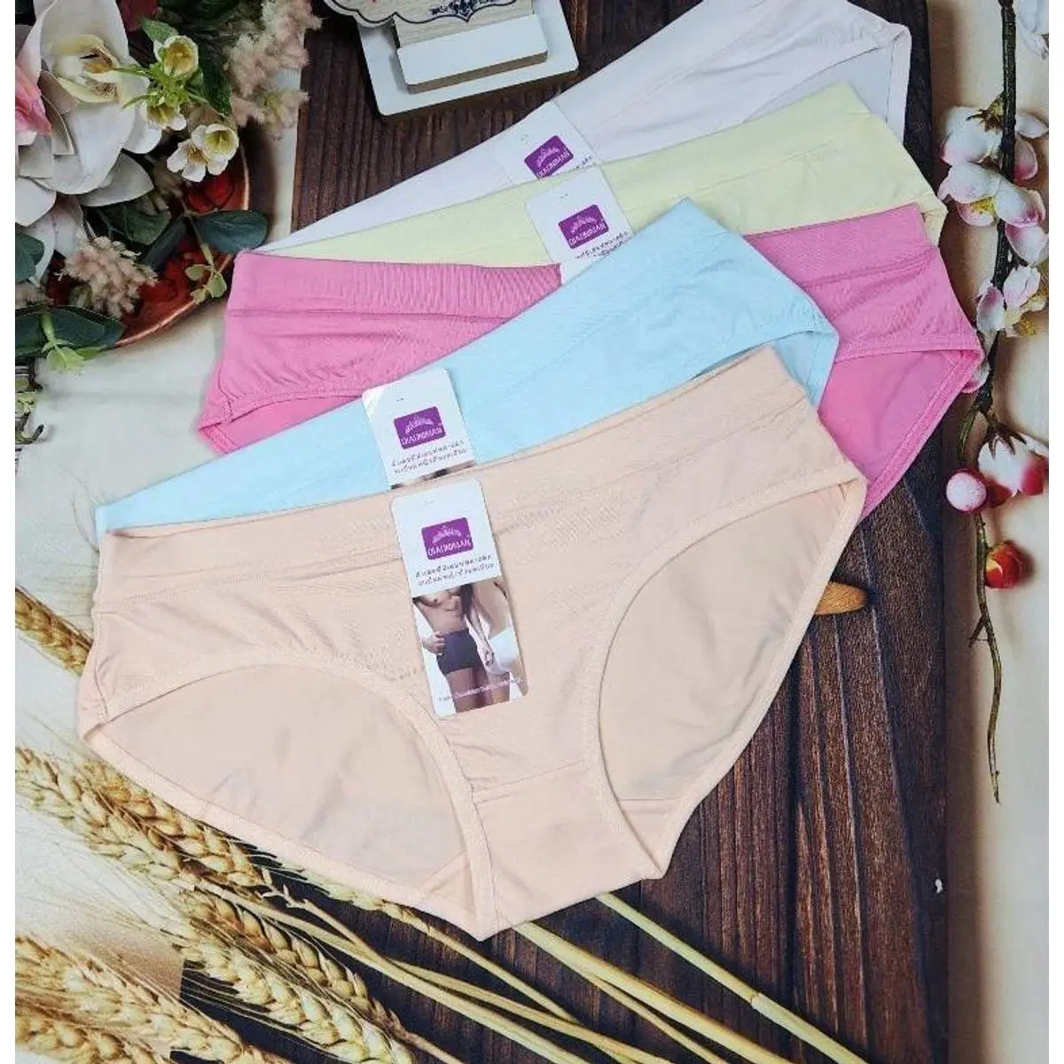 Combo 10 Quần Lót Nữ (8602) Cotton Thái Cao Cấp Chất Vải Siêu Êm Thông Thoáng Thấm Hút Tốt (Size 53-68 Kg)-Ngọc Chinh Shops