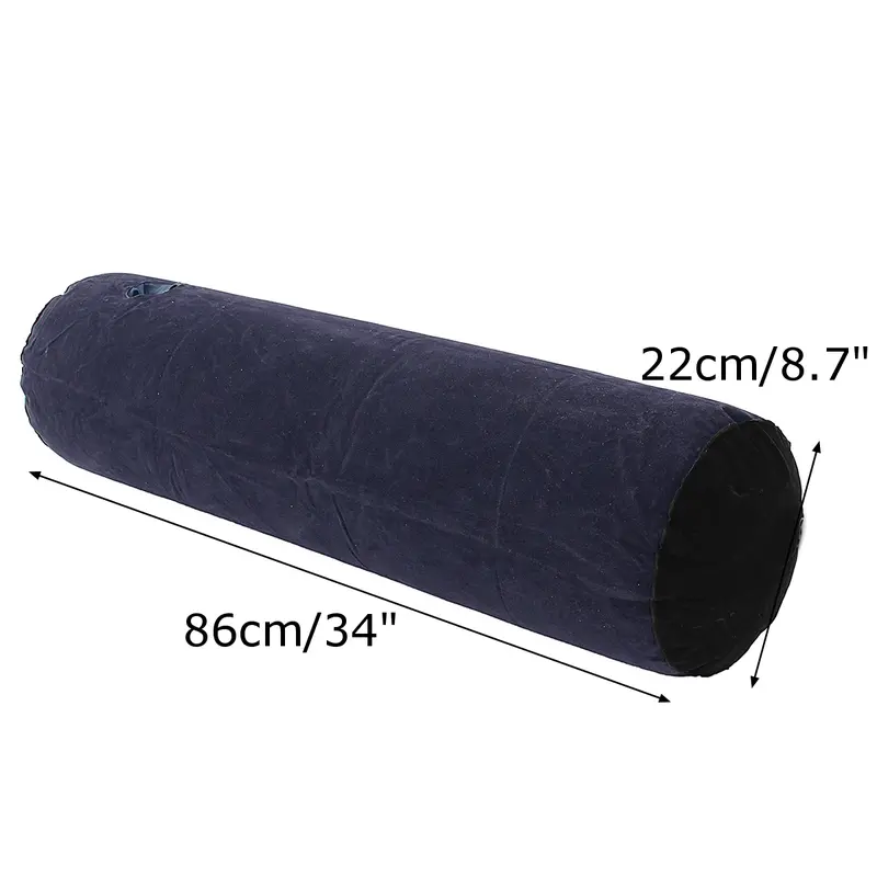 Gối hơi cắm trại đa năng có lỗ di động, giặt được, hỗ trợ cổ và cột sống - Xanh đậm Đồng Bi Camping Nam 3
