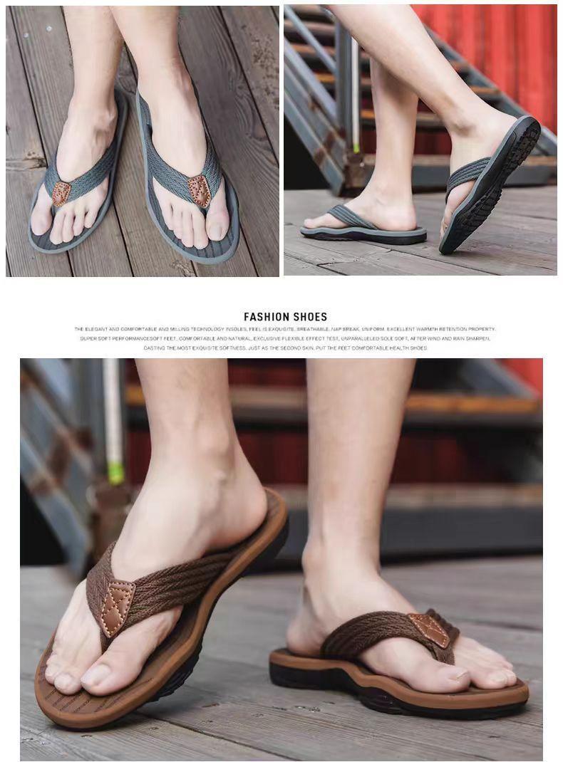 Product Introduction of Dép Xỏ Ngón Mùa Hè Cho Nam, Có Thể Đeo Ngoài Trời, Chống Trượt, Độ Đàn Hồi Cao, Đế Mềm, Sọc, Phong Cách Người Nổi Tiếng Trên Internet, Chống Mài Mòn, Thích Hợp Cho Các Cặp Đôi, Hàng Mới Về Năm 2024 11