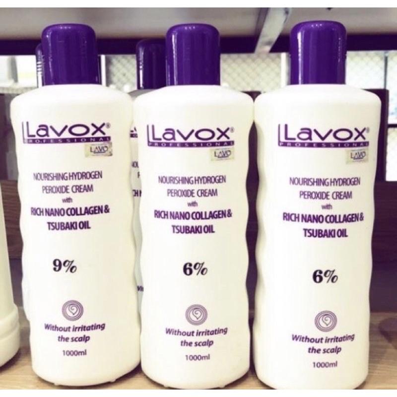 oxy Lavox hỗ trợ nhuộm tóc oxy collagen siêu dưỡng 3% 6% 9% 12%_1000ml Đổi Màu Tóc Women Dưỡng Tóc Nữ