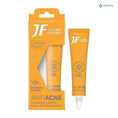 JF Anti Acne Gel 10 Gram (Obat Berjerawat Wajah)
