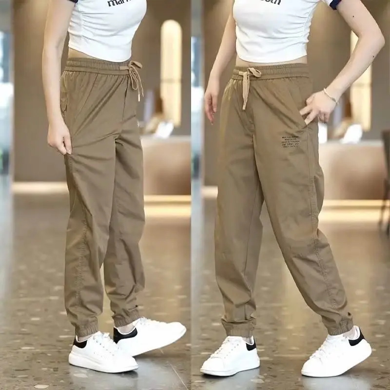 Quần Kaki Thể Thao Dáng Jogger Rộng Cho Nam Nữ - Phong Cách Đường Phố Thời Trang Xuân Thu Đông - Sport, Tập Gym 4
