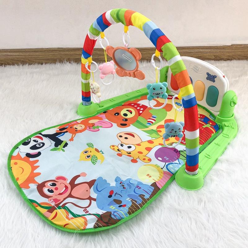 [ CHỌN QUÀ ] Thảm Đàn Baby Piano nằm chơi nhạc hình thú ngộ nghĩnh cho bé