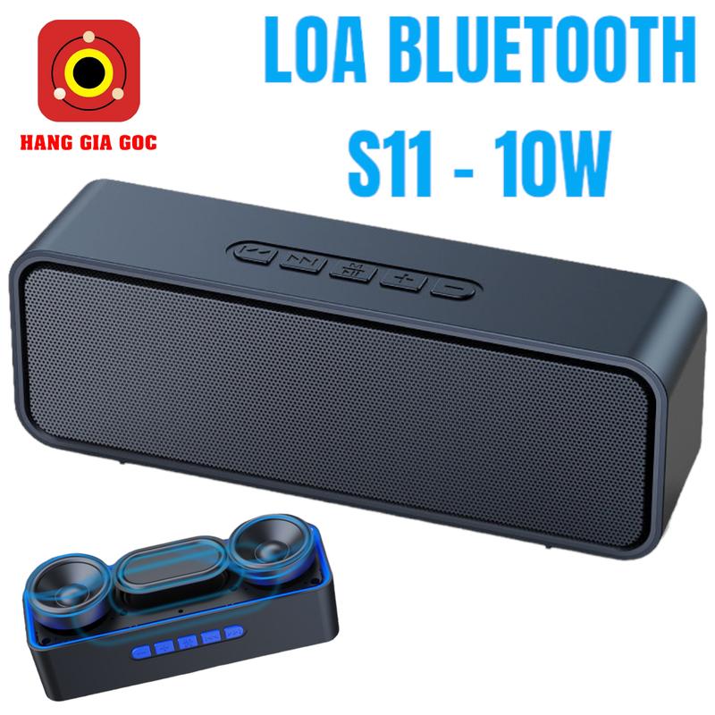Loa Bluetooth S11 Phiên Bản 5.0 Kết Nối Nhanh, Âm Thanh Siêu Trầm, Dung Lượng Pin Khủng, Nhỏ Gọn Củ Loa Nghe Nhạc