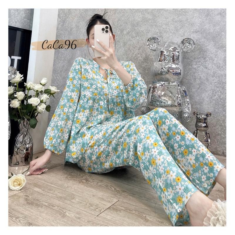 Đồ bộ tole nữ bộ lanh mặc nhà VNXK F21 Hàng thiết kế cổ nơ PHOM TO babydoll ,siêu xinh mềm mỏng nhẹ. 7