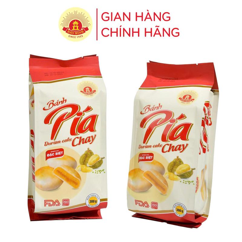 Bánh pía chay Bảo Minh 300g đậm vị sầu riêng 1