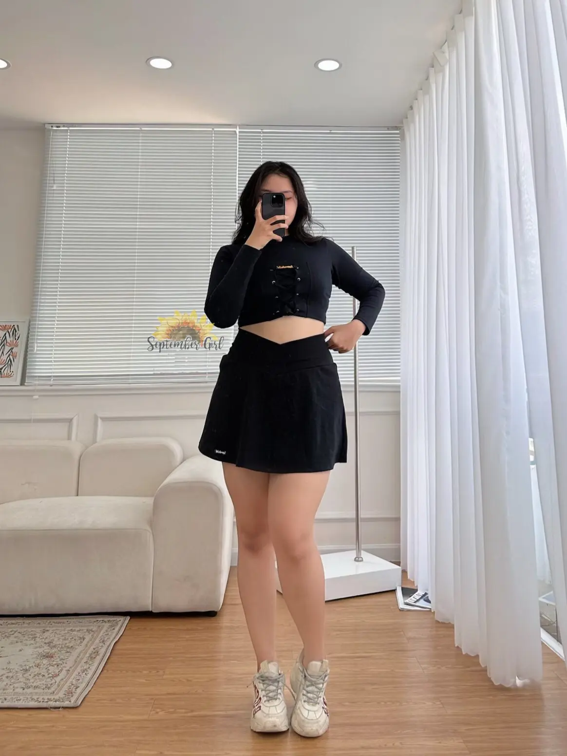 (MÃ S013) Chân Váy Thun, Co Giãn Tốt, Có Lót Quần, Lưng V Nữ