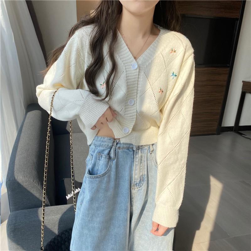 DIAMOND BUTTERFLY CARDI KOREAN CARDIGAN SWEATHER KOREA SWEATER WANITA BAHAN RAJUT PREMIUM 0