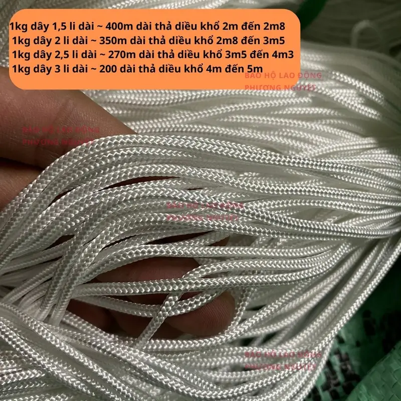 Dây thả diều, dây dù malai siêu bền chất lượng cao tiện dụng nhiều màu sắc (đường kính sợi 1.5mm, 2mm, 2.5mm, 3mm) 8