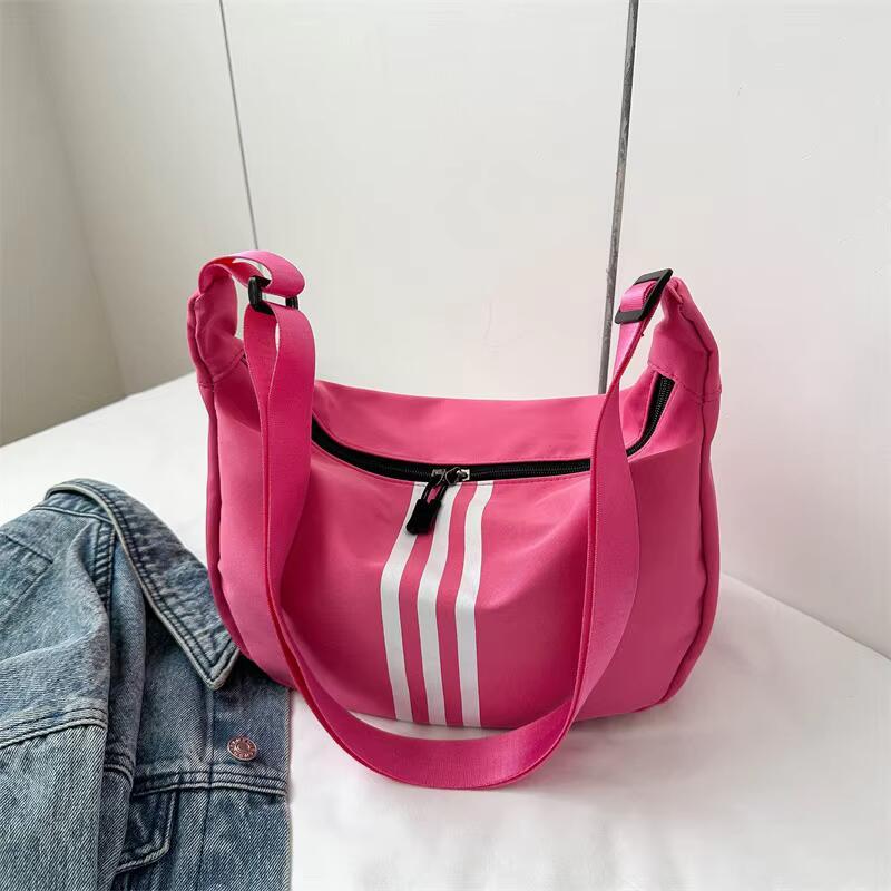 Beg Crossbody, Kain Oxford, Rekaan Baru Bulan Sabit, Untuk Wanita ...