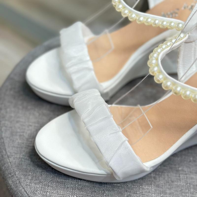 Giày Đế Xuồng Quai Nhún Von_ 11 Phân Có Quai Hậu Đính Hạt Châu Nữ DéP Shoes 5