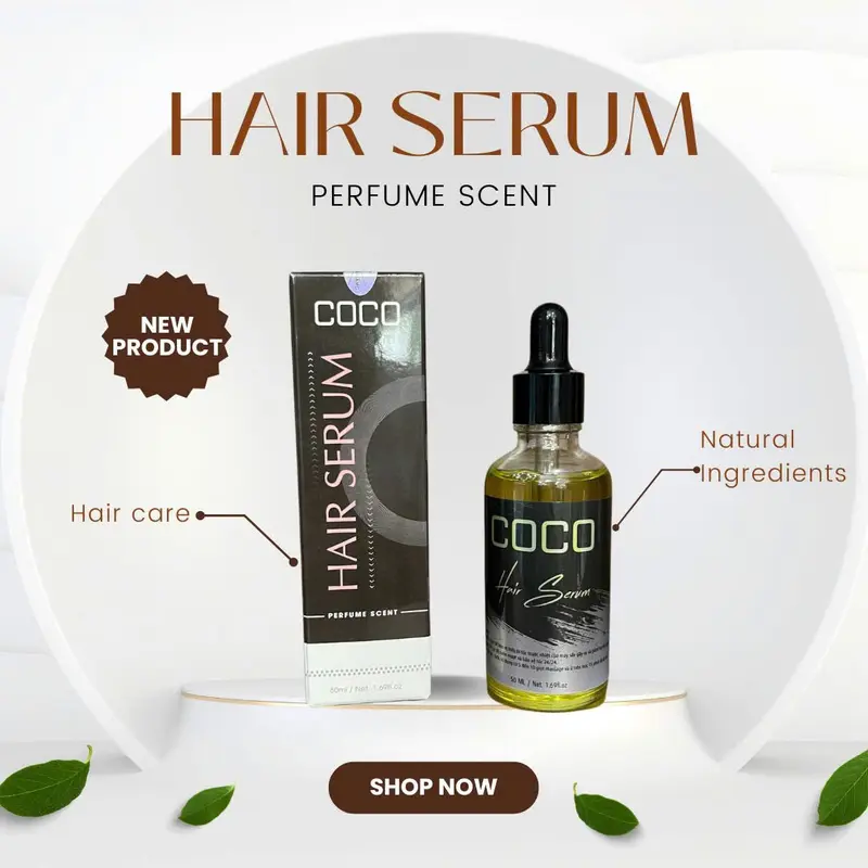 Serum Dưỡng Tóc COCO Cho Tóc Vào Nếp, Suôn mượt 50ml 3