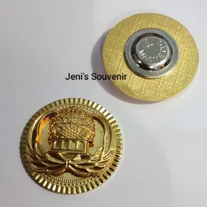 PIN KORPRI MODEL TUMPUK BULAT 3 cm - BROS KORPRI - LENCANA KORPRI Bros Magnet