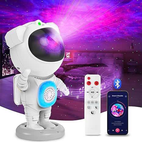 Đèn Phi Hành Gia V8 Chiếu Bầu Trời Sao GALAXY, Nháy Theo Nhạc, Có Loa Bluetooth Thế Hệ Mới Siêu Hay, Trang Trí Decor Phòng, Làm Đèn Ngủ, Đèn Cho Dân Chơi,... Điều Khiển Từ Xa