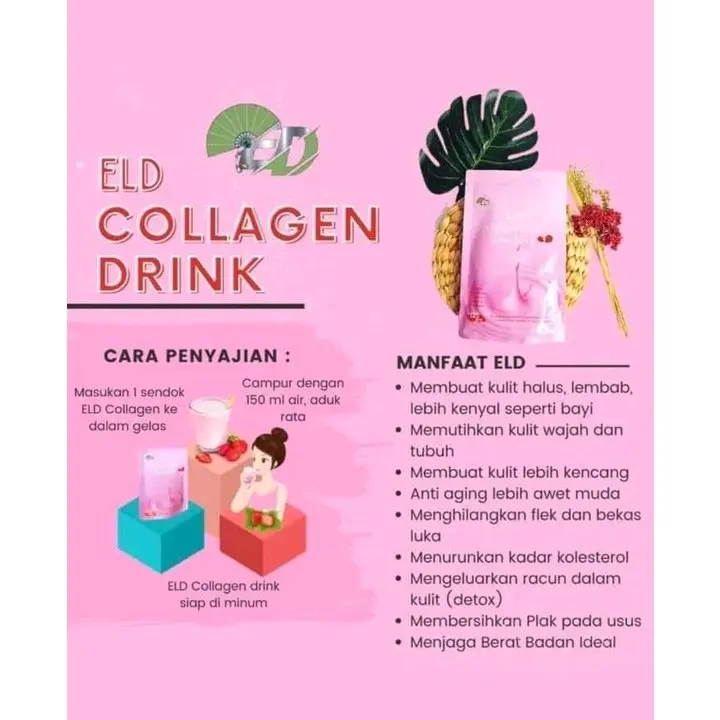 ELD Collagen Drink Dalam Satu Kemasan Rasa 5