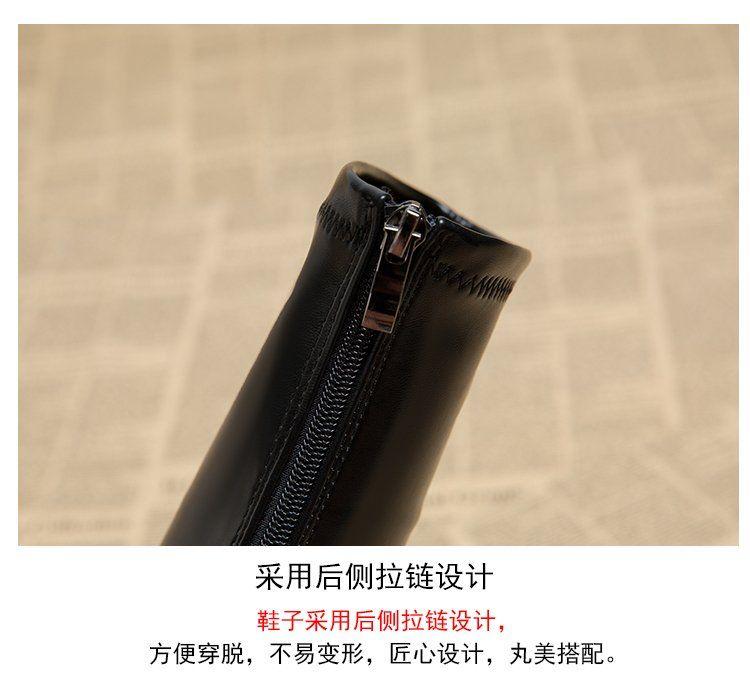Product Introduction of Platform Martin Boots for Women, New Hot Style for Spring and Autumn, High Heel Ankle Boots, Korean Style Short Boots for Women 11