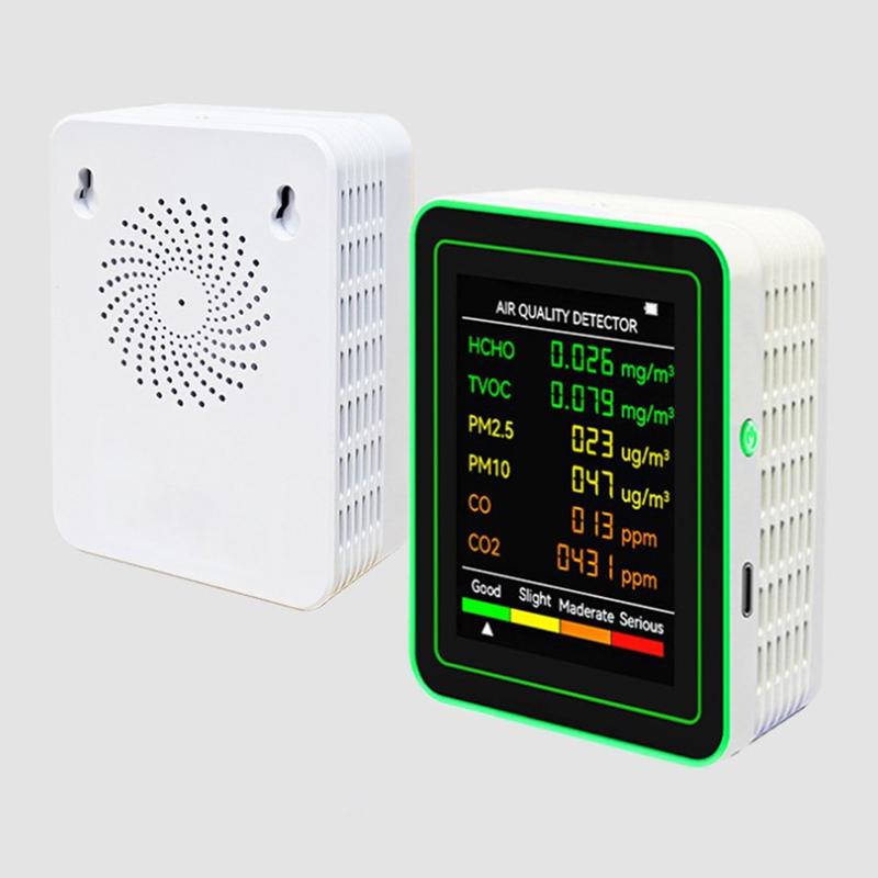 Máy Dò Khí Carbon Dioxide, 6 Trong 1, Cầm Tay, Máy Đo Chất Lượng ...