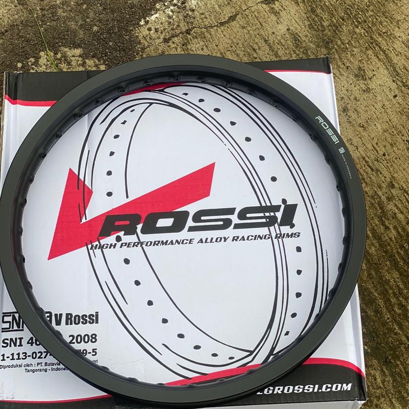 velg vrossi lingkaran vrossi hitam doff ring17 ukuran 1.40/1.60/1.85 Motorcycle Kendaraan 2
