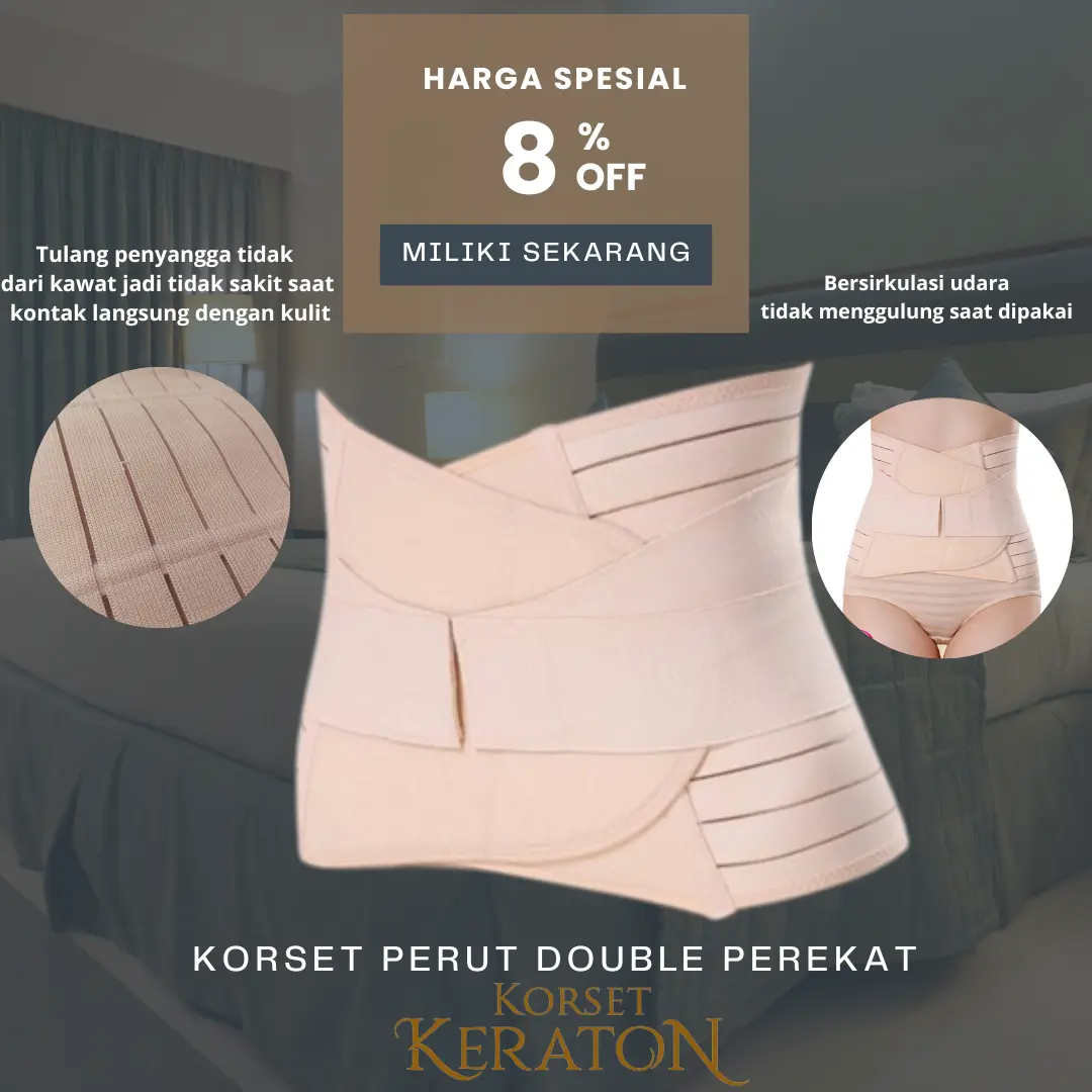 KORSET SESUDAH MELAHIRKAN BY KERATON PERUT SIMPEL Ibu Sabuk