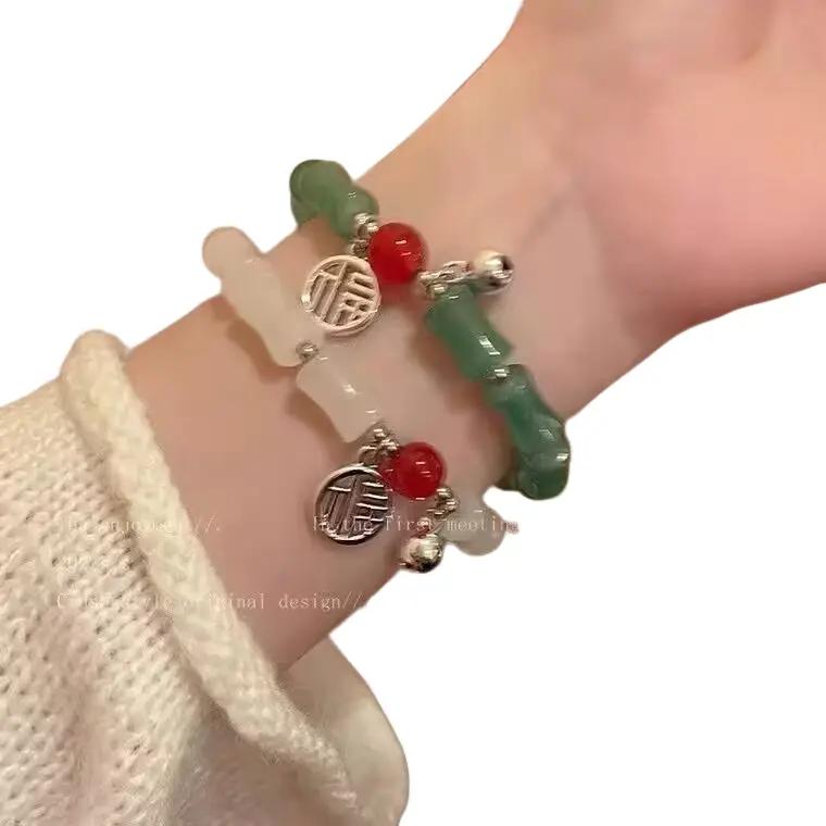Vòng Tay Cặp Đôi, Hạ Phí Gỗ Sồi, Phiên Bản Sinh Viên, Vòng Tay May Mắn, Thích Hợp Làm Quà Tặng Bạn Gái Hoặc Bạn Trai, Thích Hợp Cho Kỳ Thi Vào Trường Trung Học Và Lễ Hội, Vòng Tay Cao Cấp jewelry  vòng  nam Phụ Kiện Hoa Kiềng 0