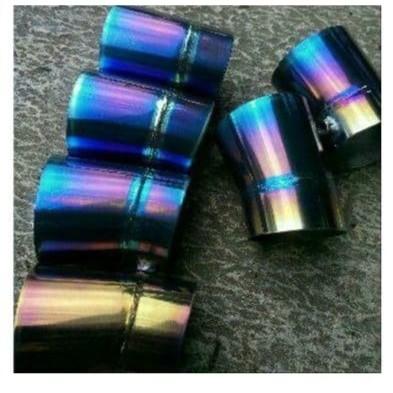 CORONG KNALPOT BLUE RAINBOW UNIVERSAL ORI 6