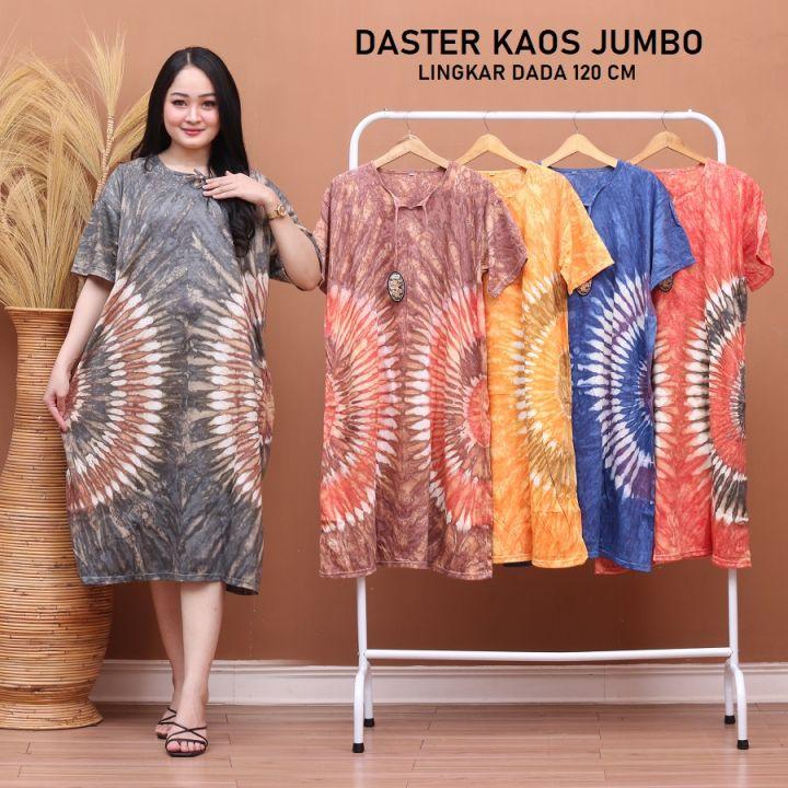 Paket Daster 5 Pcs 100rb Daster Wanita Kekinian Motif Katun Dress Pendek Rayon Batik Non Busui Bumil Serut Putri Kaos Jumbo Lingkar Dada 115cm All Size Panjang tebal adem
