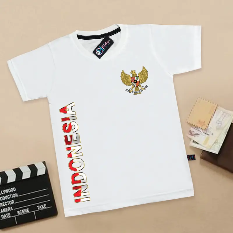 kaos anak dan dewasa HUT RI bahan katun combed 1-9 thn lembut dan adem CH KIDS Anak-Anak Cowok 1