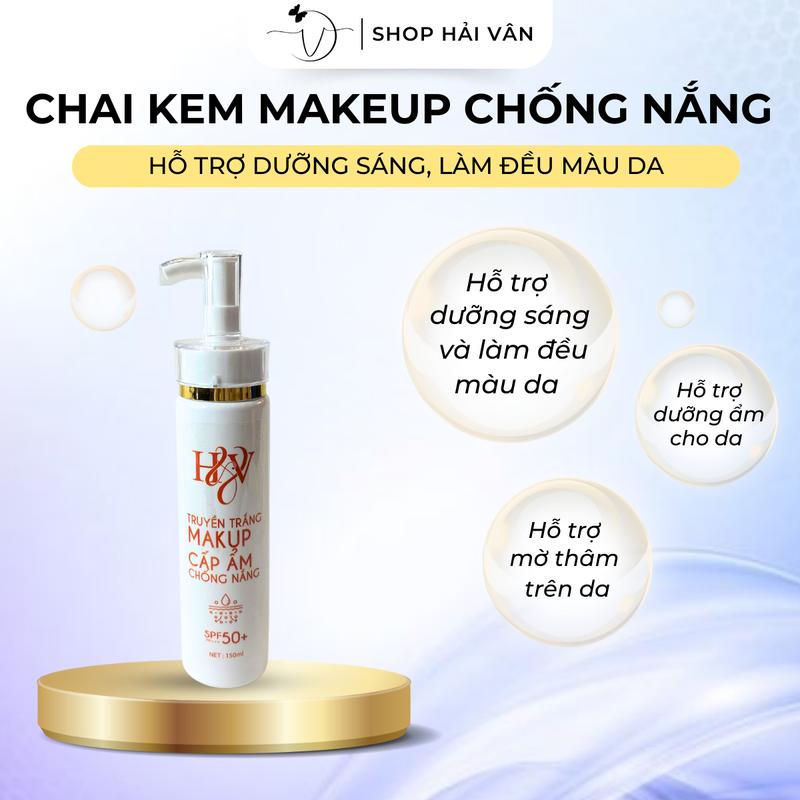Kem Makeup Hỗ Trợ Bảo Vệ Da Dưỡng Trắng Da Nữ Skincare Sunscreen Chăm Sóc Da