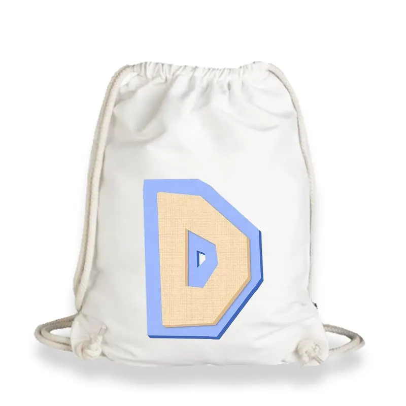 Tas Serut Premium ABCD - Drawstring Bag Kanvas Putih Tebal 30x40 | Thirtystore.id 7
