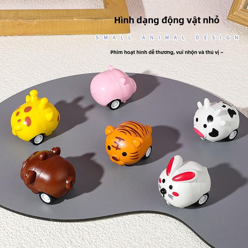 Đồ Chơi Xe Lửa Lên Dây Cót Hình Động Vật Dễ Thương, Kích Thước Nhỏ, 6 Mẫu Ngẫu Nhiên 1