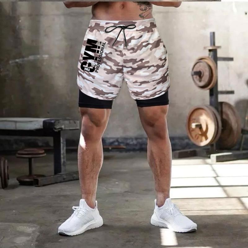Quần đùi Tập Gym 2 Lớp Form Dài Quần Legging Nam có Túi Trong Thể Thao Cao Cấp 4