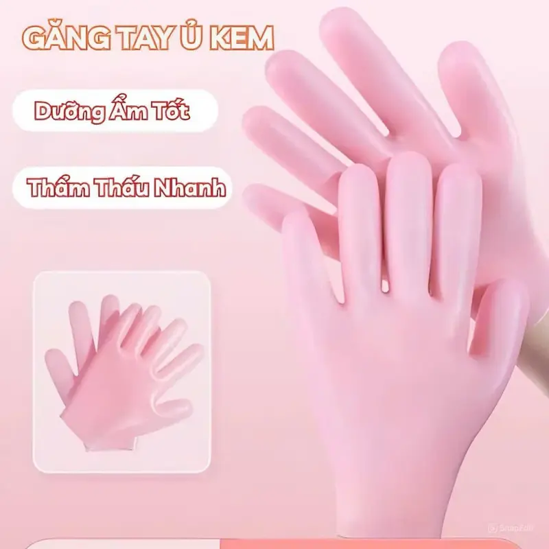 [LOẠI 1] Tất Chân - Găng Tay Silicon Ủ Kem Dưỡng Da, Chống Khô Da, Nứt Nẻ, Giúp Bảo Vệ Da, Dưỡng Trắng Mềm Da, Dày Dặn, Co Dãn Phù Hợp Size Chân 34-37, Size To Hơn Nhắn Shop Chọn Size, Handmade Mặt Nạ Chân 2