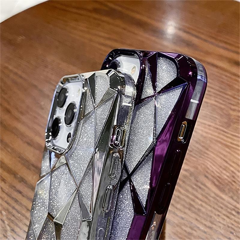 Glitter Case iPhone 11 12 13 14 15 Pro max 14 15 plus Luxury Gradient Hard Casing iPhone 15 14 13 12 11 Pro max 14 15 plus 5