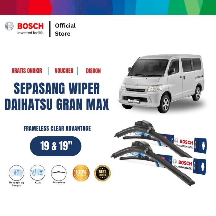 Gambar Bosch Sepasang Wiper Mobil Daihatsu Gran Max Frameless Clear Advantage Size 19 dan 19 Inci dari Bosch Automotive Kab. Bekasi Tokopedia
