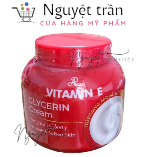 Kem dưỡng ẩm vitamin e đỏ aron glycerin 200g thái lan Làm Đẹp Da Chăm Sóc Da Dưỡng Ẩm Da Women Nữ Skincare không dưỡng ẩm kemtron u kemtron u kemtron u vitamin e trộn nước hoa làm mềm da vitamin e kem dưỡng body cấp ẩm
