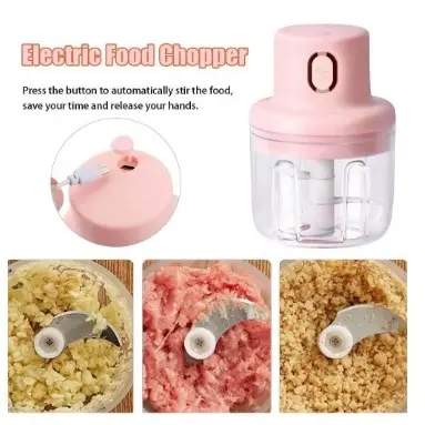 Chopper Mini Blender Elektrik USB Portable Multifungsi 3