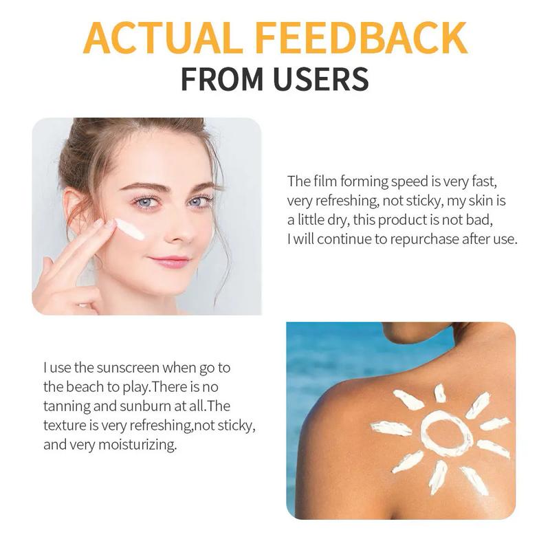Product Introduction of Whitening UV Sunscreen Cream SPF50+ Sunblock Moisturizing Anti Aging Dust Oil Control Reduce Melanin Skin Care 26