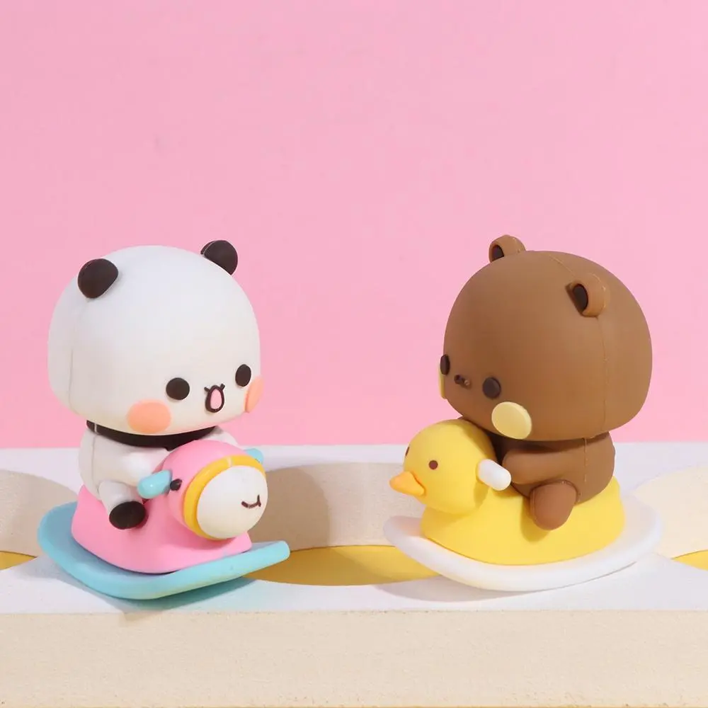 Exciting Anime Figure Bubu Dudu Panda Bear Figure Bear Panda Panda Bubu Dudu Figure Doll Collectible Cartoon Panda Bubu Bear Model Toy Home Decor
