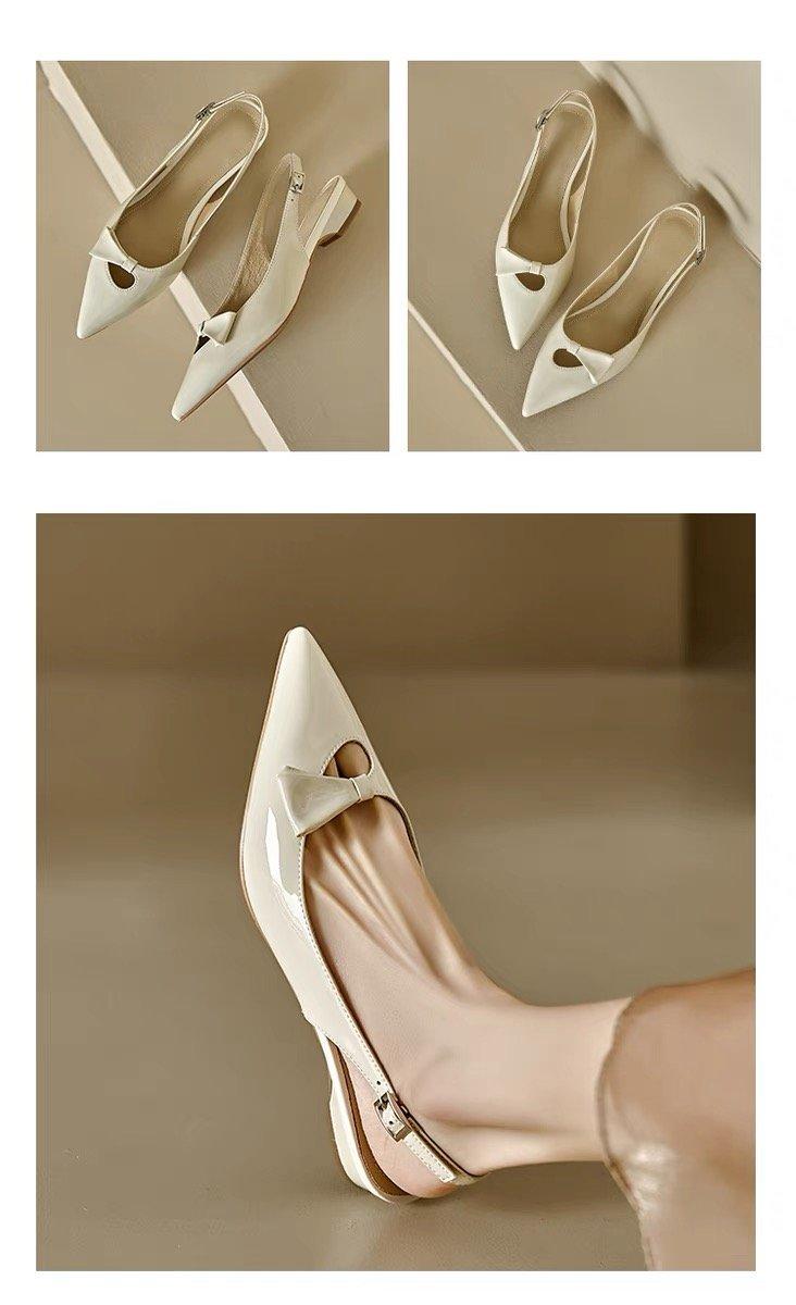 Product Introduction of Pointy heels for women Rubber buckle 21