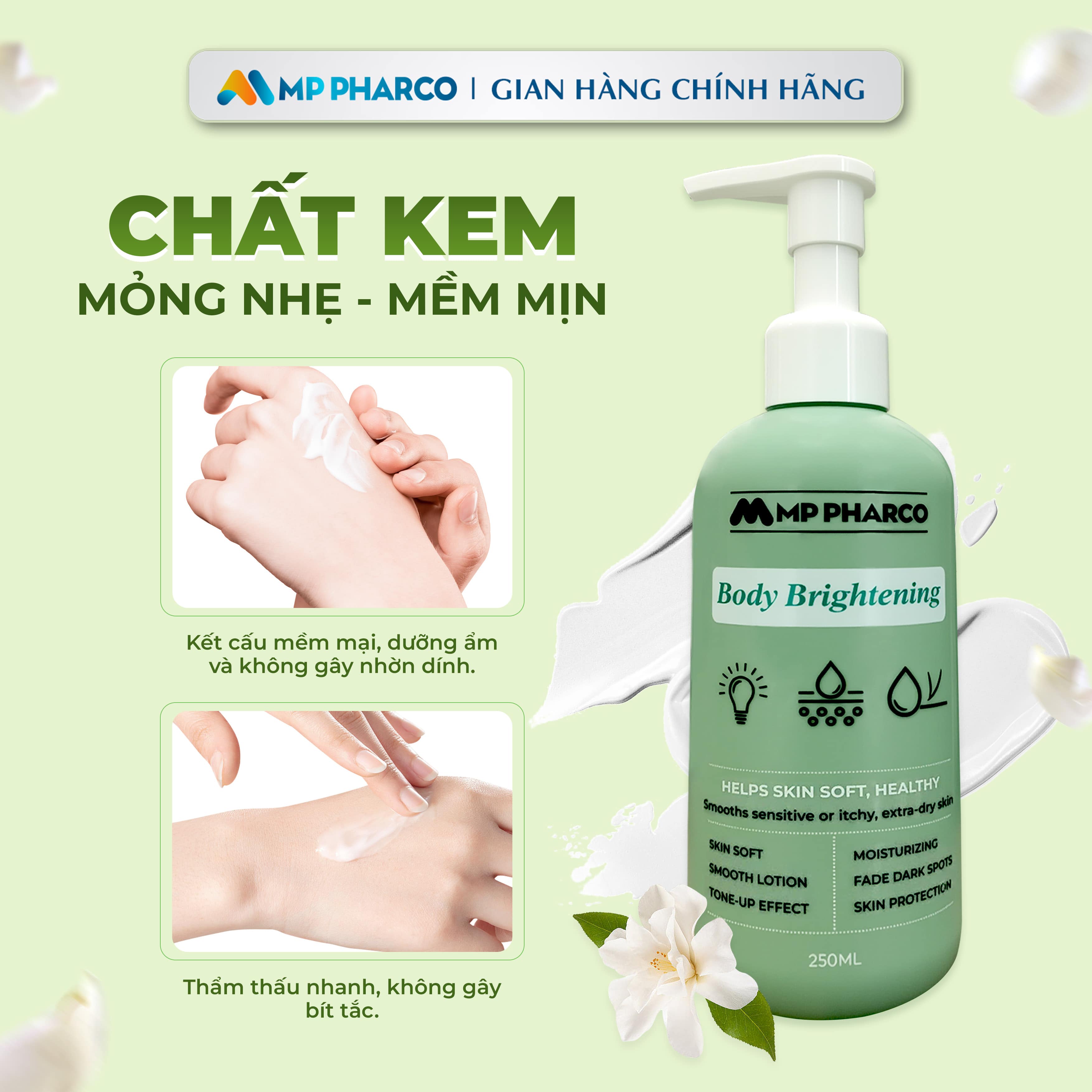 K58 Kem Body Hỗ trợ Dưỡng Sáng Da Niacinamine Dưỡng da Body Skincare Alpha-Arbutin 250ML