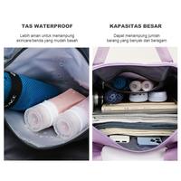 Gambar Dr. Storage Tas Duffel Lipat Travel Bag Organizer Tas Gym Tahan Air - Duffel tebal hitam dari Dr. Storage Kota Bekasi 5 Tokopedia