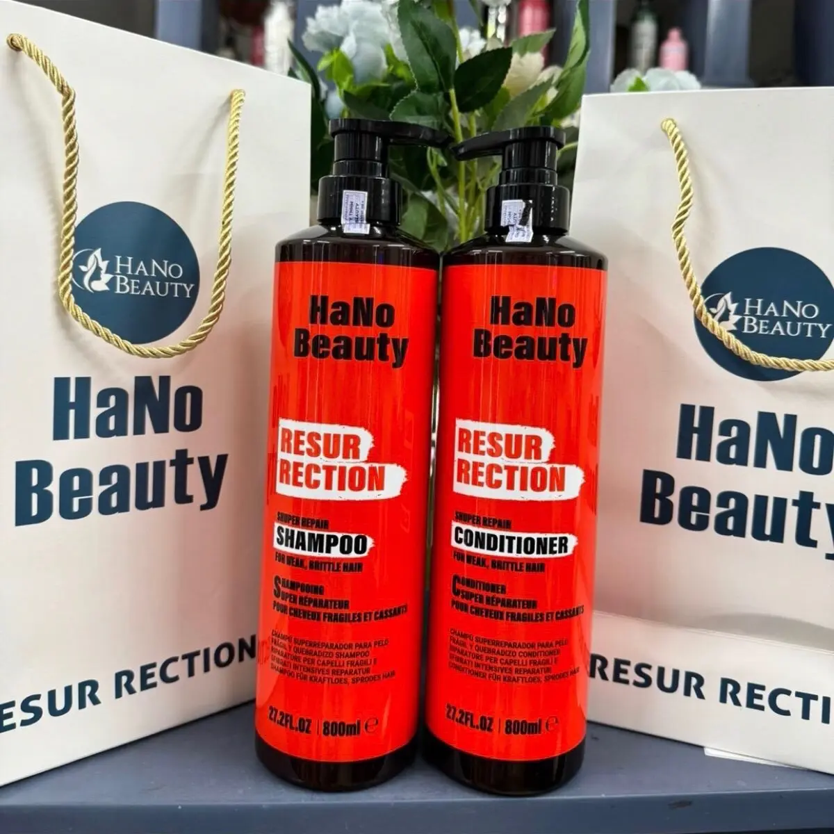 Cặp Dầu GỘI XẢ HANO tái sinh hương nước hoa, giúp tóc Siê.u  mềm mượt , hỗ trợ giảm rụng , kiểm soát tóc dầu
