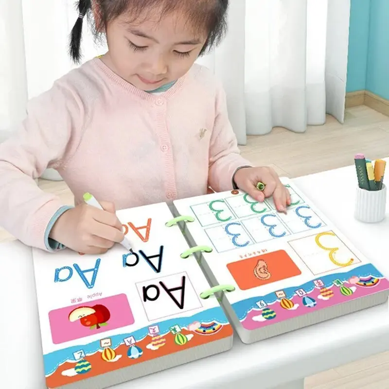 Mainan edukasi CPY Magical Tracing Workbook Set Practice Copybook for Kids - CP-1 - Green