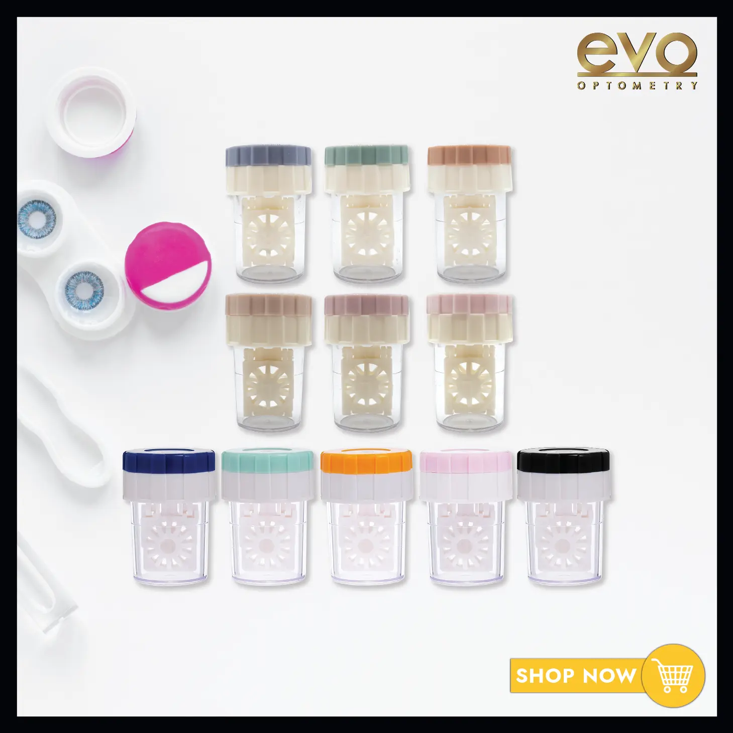 evo Manual Cleaner Case Wash Contact Lens Casing Lenses (per pc)