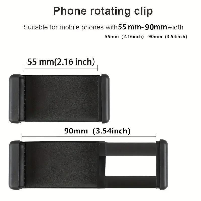 Metal Camera Cell Phone Music Mount, Guitar Headstock Mobile Phone Clamp Clip Mount for Smartphones and GoPro Action Cameras, Mobile Phone Accessories, Stand, Adjustable, Cellphone 1
