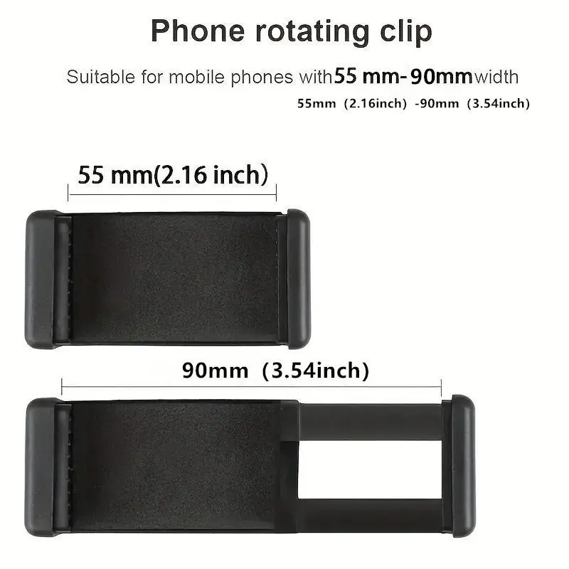 Metal Camera Cell Phone Music Mount, Guitar Headstock Mobile Phone Clamp Clip Mount for Smartphones and GoPro Action Cameras, Mobile Phone Accessories, Stand, Adjustable, Cellphone 1