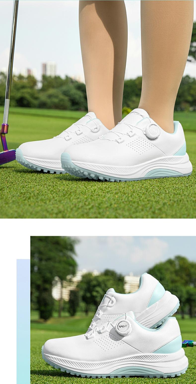 Product Introduction of [PGM] Summer Golf Women's Sneakers Women's Waterproof Knob Shoelace Height Increasing Non-Slip Women's Shoes Women's Sports Shoes Xz403 15