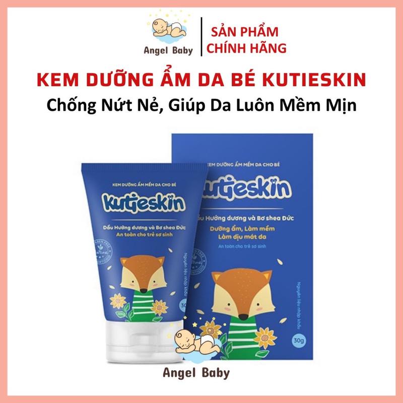 Kem dưỡng ẩm mềm da cho bé Kutieskin 30g, chống nứt nẻ da, giúp da bé luôn mềm mịn, an toàn cho bé từ sơ sinh