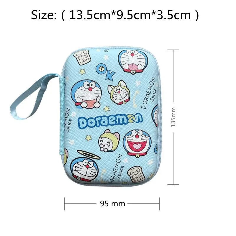 Túi lưu trữ, Thiết kế Hello Kitty, Kích thước nhỏ, Thích hợp cho son môi, cáp dữ liệu, tai nghe, Cầm Tay Lý Tưởng cho du lịch 3