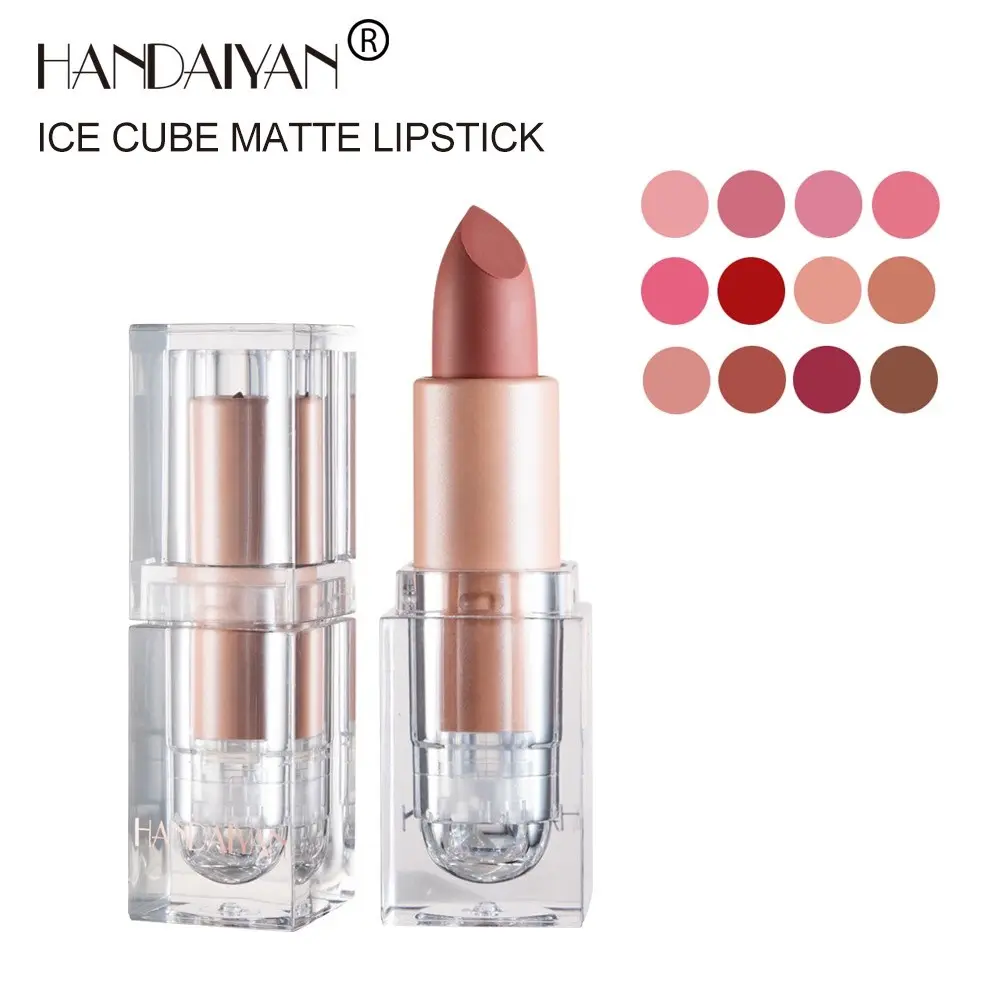 【Am-az】Waterproof Long-Lasting Matte Lipstick – Brown, Burgundy, Nude Velvet Lipstick for Women